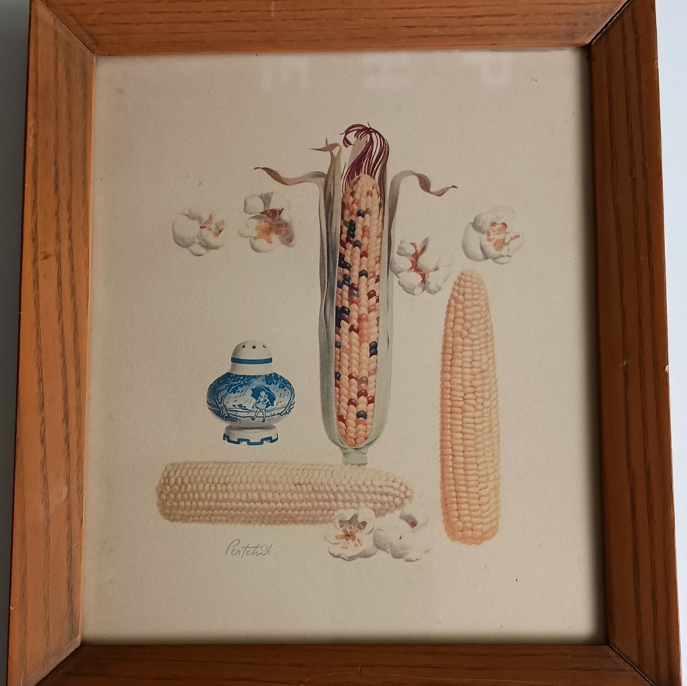 framed artwork vintage print by Harriet Pertchik